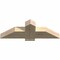 Ekena Millwork Eugene Rough Sawn Timber Gable Bracket, Douglas Fir, 36"W x 12"H x 4"D x 6"F, 8/12 Pitch GBW036X12X0406EUG00RDF - alternate 2